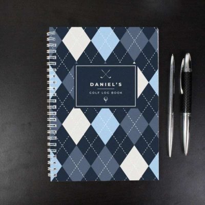 Personalised A5 Golf Log Book (image for) Personalised A5 Golf Log Book