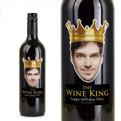 40th Birthday Gift WINE KING Personalised Wine (image for) 40th Birthday Gift WINE KING Personalised Wine