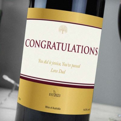 (image for) Personalised Gold Label Red Wine