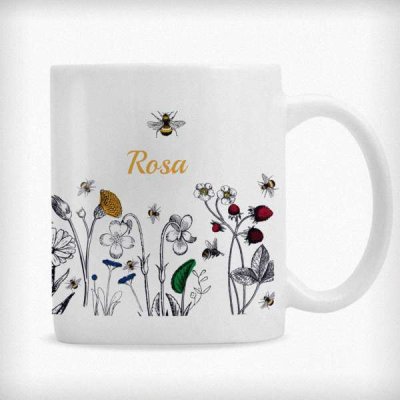 (image for) Personalised Wild Flowers Mug