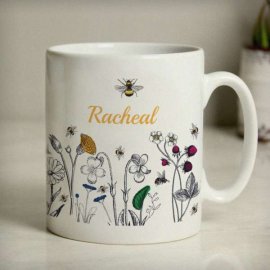 (image for) Personalised Wild Flowers Mug