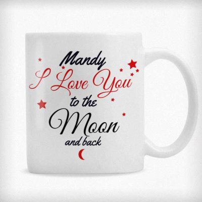 (image for) Personalised To The Moon & Back Mug