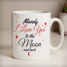 (image for) Personalised To The Moon & Back Mug