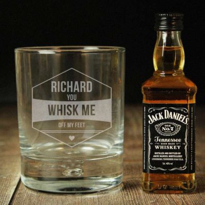 (image for) Personalised Whisk Me Off My Feet Whisky Set