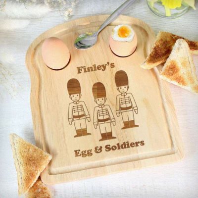 (image for) Personalised Soldiers Egg & Toast Board