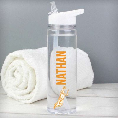 (image for) Personalised Sports Name Only Water Bottle