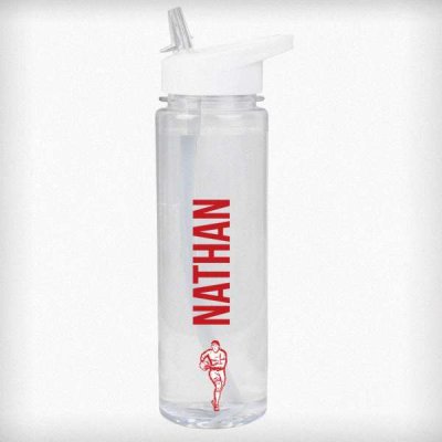 (image for) Personalised Sports Name Only Water Bottle