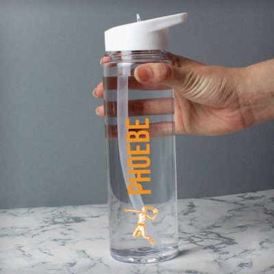 (image for) Personalised Sports Name Only Water Bottle