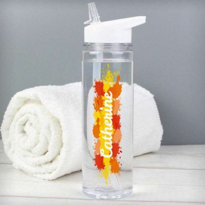 (image for) Personalised Splash Name Only Water Bottle