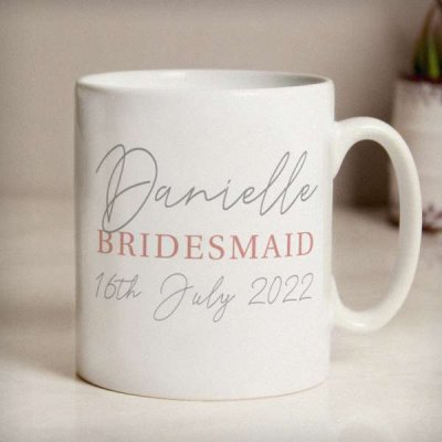 (image for) Personalised Grey & Blush Mug