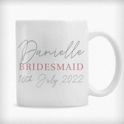 (image for) Personalised Grey & Blush Mug