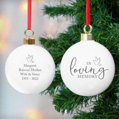 (image for) Personalised In Loving Memory Bauble