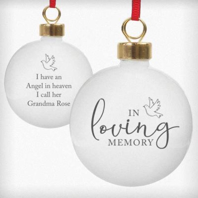 (image for) Personalised In Loving Memory Bauble