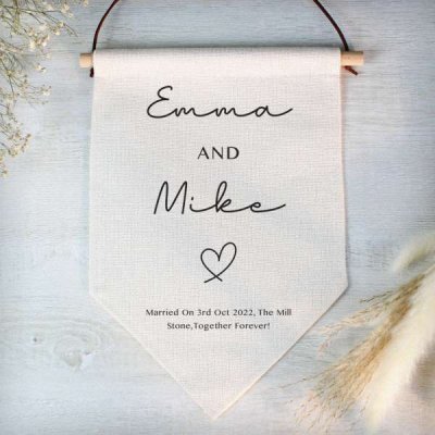 (image for) Personalised Wedding Hanging Banner