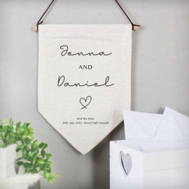 (image for) Personalised Wedding Hanging Banner