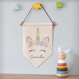 (image for) Personalised Unicorn Hanging Banner