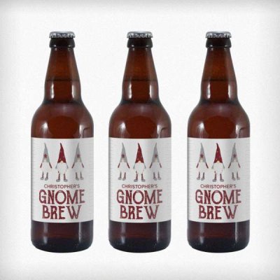 (image for) Personalised Christmas Gonk Pack of 3 Beer