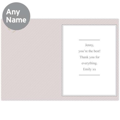 (image for) Personalised I Am Glad... Godmother Card