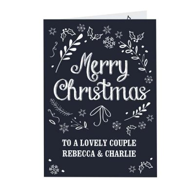 (image for) Personalised Christmas Frost Card