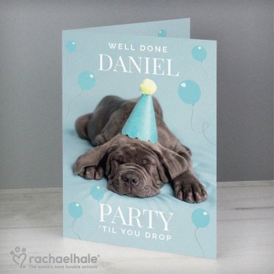 (image for) Personalised Rachael Hale 'Party 'Til You Drop' Card