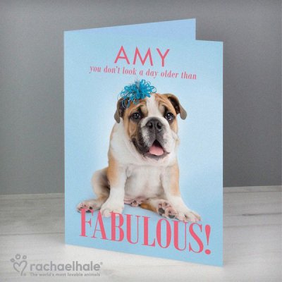 (image for) Personalised Rachael Hale Fabulous Birthday Card