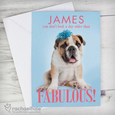 (image for) Personalised Rachael Hale Fabulous Birthday Card