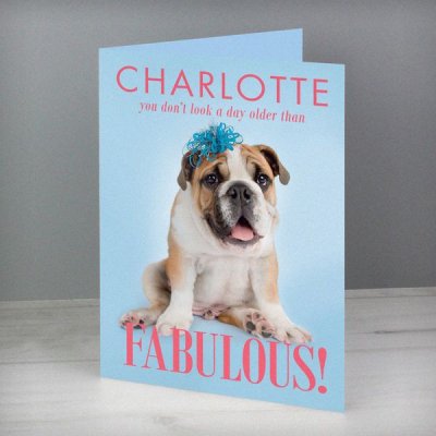 (image for) Personalised Rachael Hale Fabulous Birthday Card