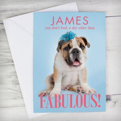 (image for) Personalised Rachael Hale Fabulous Birthday Card