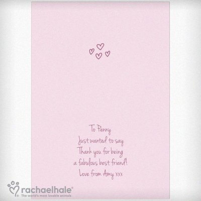 (image for) Personalised Rachael Hale 'Great Friends' Card