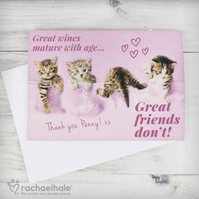 (image for) Personalised Rachael Hale 'Great Friends' Card