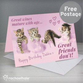 (image for) Personalised Rachael Hale 'Great Friends' Card