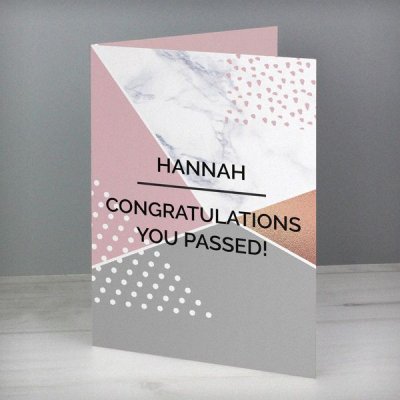 (image for) Personalised Geometric Card