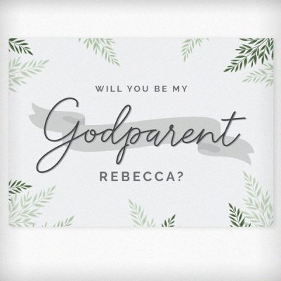 (image for) Personalised Godparent Card