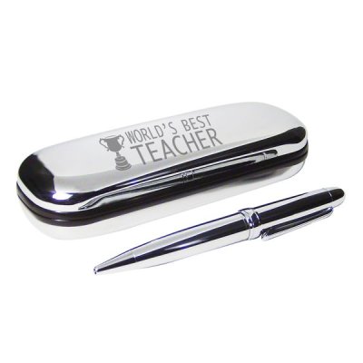 (image for) World's Best Teacher Pen & Box