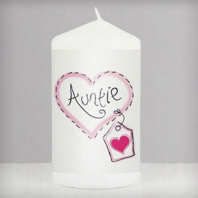 (image for) Auntie Heart Stitch Candle