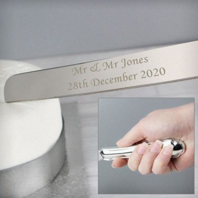 (image for) Personalised Heart Cake Knife