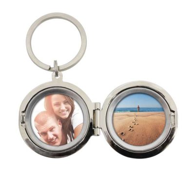 (image for) Personalised Round Photo Keyring