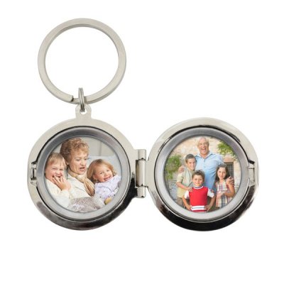 (image for) Personalised Round Photo Keyring