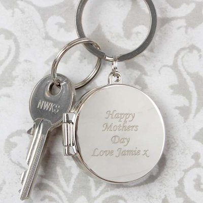 (image for) Personalised Round Photo Keyring