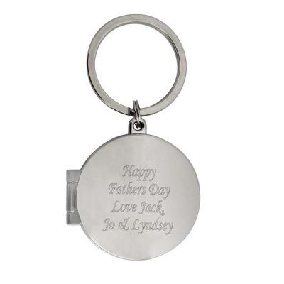 (image for) Personalised Round Photo Keyring