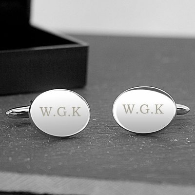 (image for) Personalised Oval Cufflinks