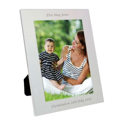 (image for) Personalised Silver 5x7 Photo Frame