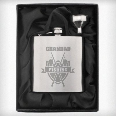 (image for) Personalised Fishing Hip Flask