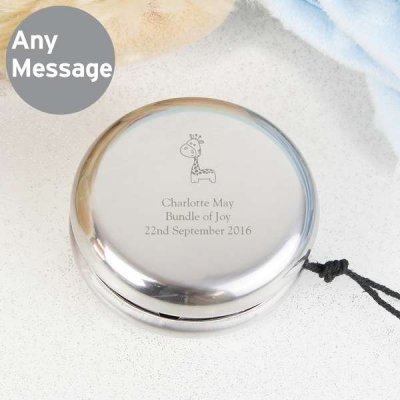 (image for) Personalised Hessian Giraffe YOYO