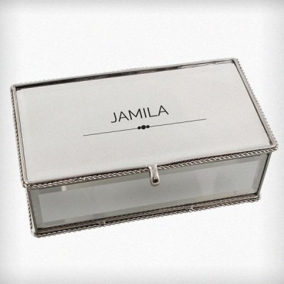 (image for) Personalised Classic Mirrored Jewellery Box