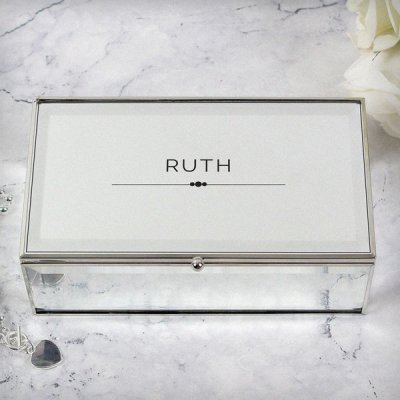 (image for) Personalised Classic Mirrored Jewellery Box