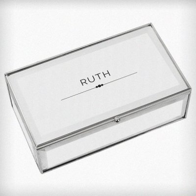 (image for) Personalised Classic Mirrored Jewellery Box