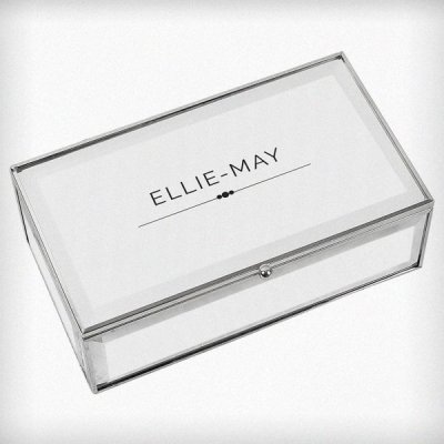 (image for) Personalised Classic Mirrored Jewellery Box