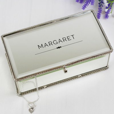 (image for) Personalised Classic Mirrored Jewellery Box