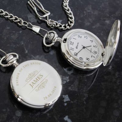 (image for) Personalised Classic Pocket Fob Watch